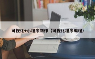 南通可视化+小程序制作（可视化程序编程）
